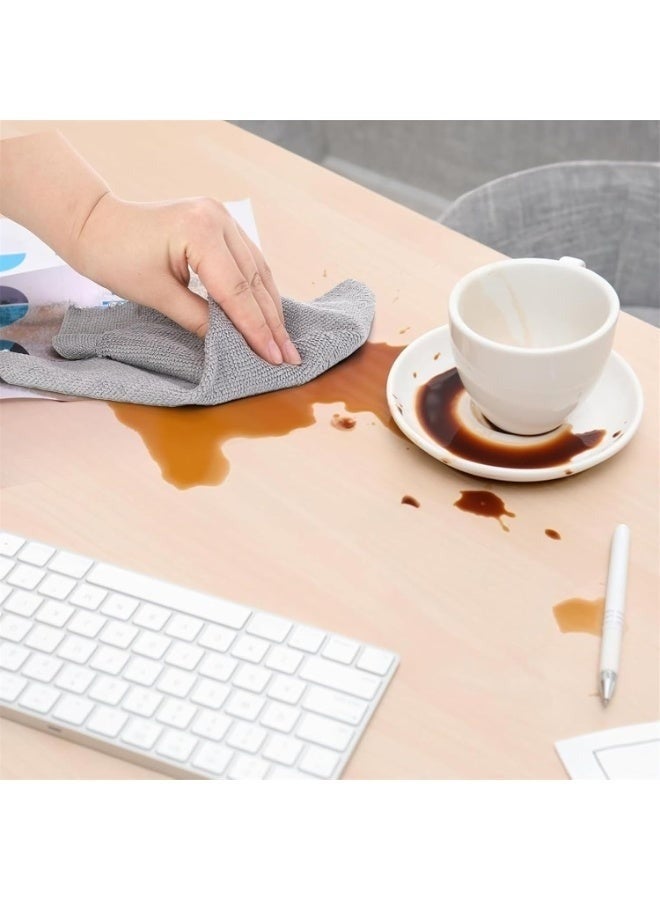 لفة مناديل تنظيف من قشور جوز الهند - 50 منديل رمادي متعدد الأغراض قابل لإعادة الاستخدام - فعال لإزالة الشحوم والأوساخ والبقع - تنظيف مطبخ صحي وصديق للبيئة - Image 4